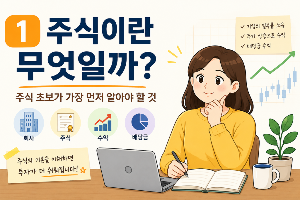 주식이란 무엇일까? 주식 초보자가 꼭 알아야 할 기본 개념 1 주식이란 무엇일까