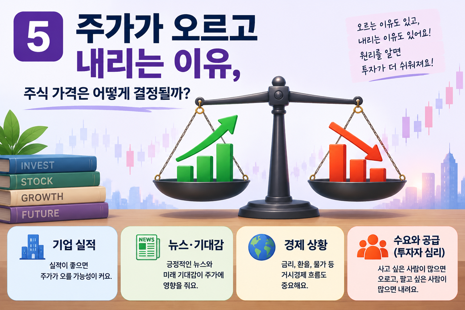 주가가 오르고 내리는 이유
