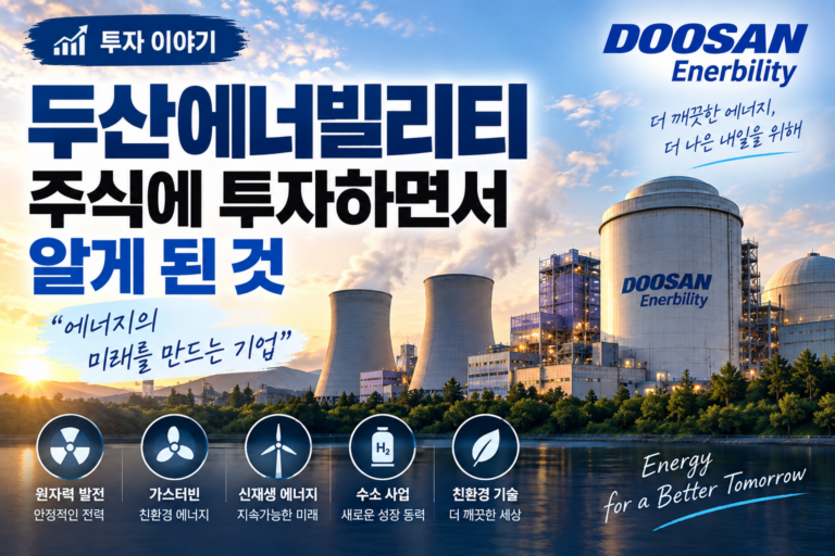 2024년 두산에너빌리티 주식 장기투자 후기 | 원전 대장주 물렸다가 SMR 공부하며 배운 점 1 두산에너빌리티투자 썸네일