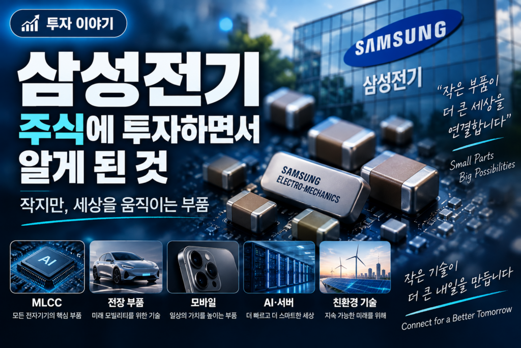 삼성전기 주식에 투자하면서 알게 된 것 | MLCC가 뭔지도 모르고 샀다가 배운 투자 교훈 1 삼성전기투자 썸네일